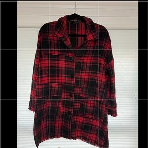 Buffalo Plaid Shirt Jacket/Shacket